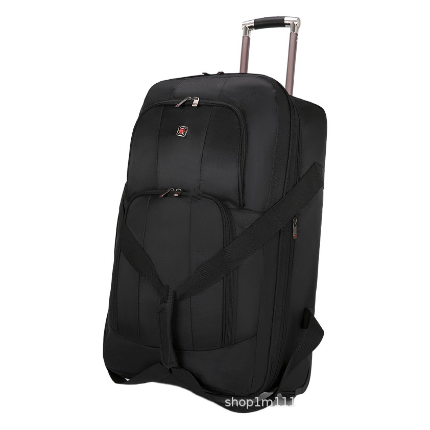 Extra large trolley bag large capacity wheeled travel bag over plus size luggage bag air carrier bag folding work bag