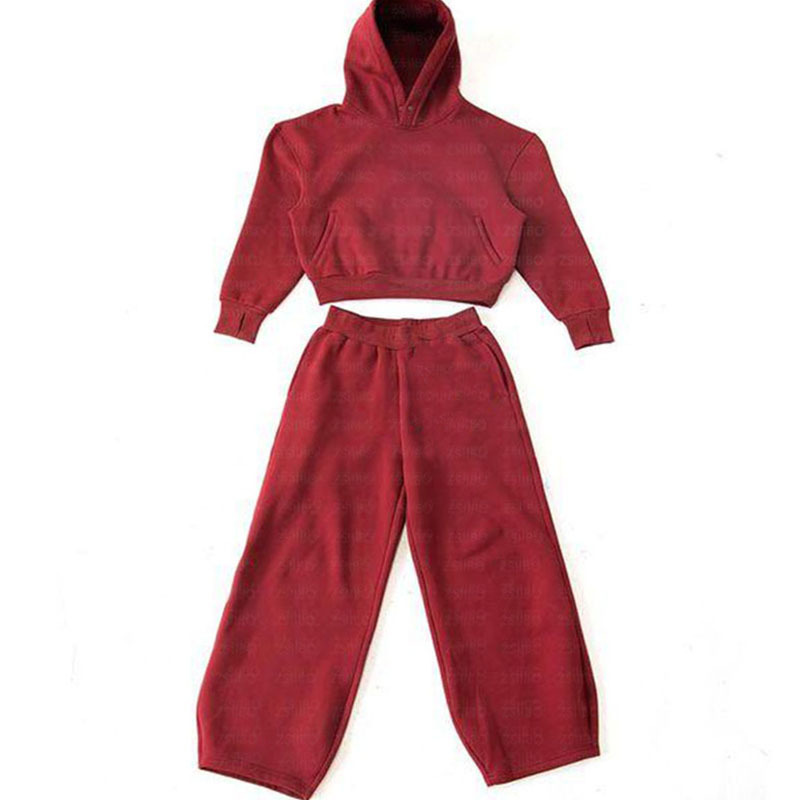 Nouveau pull tendance minimaliste de couleur unie avec un style décontracté à la mode et un sweat à capuche à col rond_voghion.com