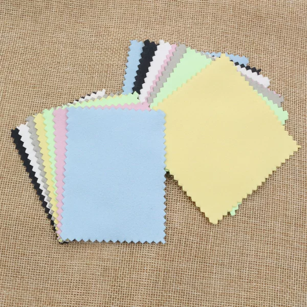 10 Pieces/Pack Silver Polishing Cloth Wholesale Silver Polishing Cloth Deerskin Velvet Silver Jewelry Matching Gifts Jewelry Maintenance