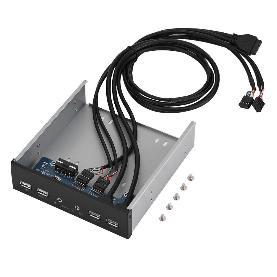 USB3.0+USB2.0����λ��Ƶ��չǰ����� 19PIN  HD-AUDIO