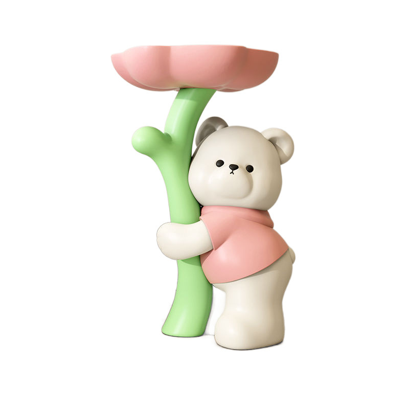 사랑스러운 곰 바닥 장식품 거실 스타일 방 장식 홈 가구 침실 배열 집들이 선물