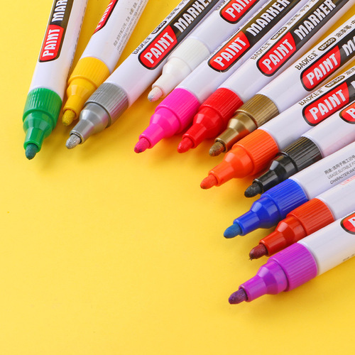 Baoke MP560 paint pen wholesale metallic paint oil pen waterproof touch-up pen white marker album graffiti pen