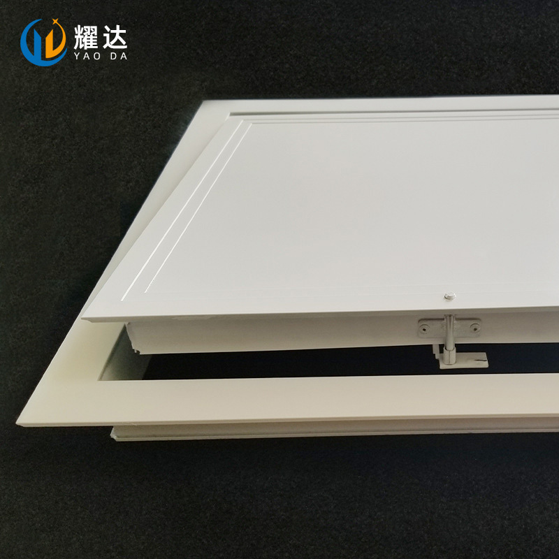 廠家隱形鋁合金吊頂托板式檢查口隱藏式檢修口蓋板石膏板檢修口