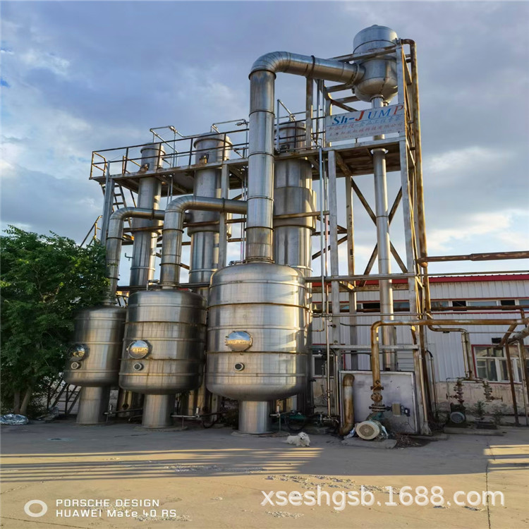 回收蒸发器 不锈钢多效蒸发器 mvr蒸发器 二手强制循环蒸发器