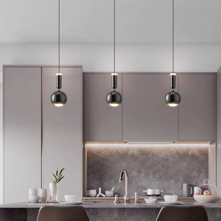 Bar simple estudio cabecera pequeña línea de suspensión elevación ventana lámpara porche dormitorio comedor crema puede ser creativo y moderno