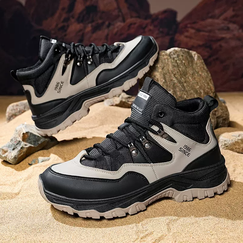 跨境男女运动徒步鞋缓震耐磨防泼水轻便透气越野爬山户外登山鞋