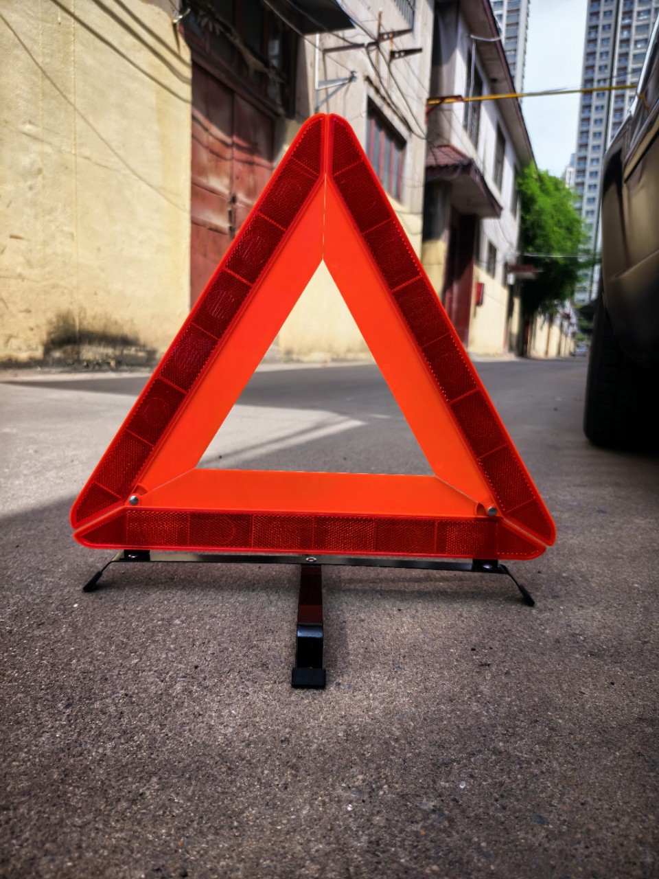 Motor Vehicle Triangle Sign, Car Reflective Tripod, Broken Vehicle Warning Sign, Warning Reflective Sign Must Be Used for Annual Inspection