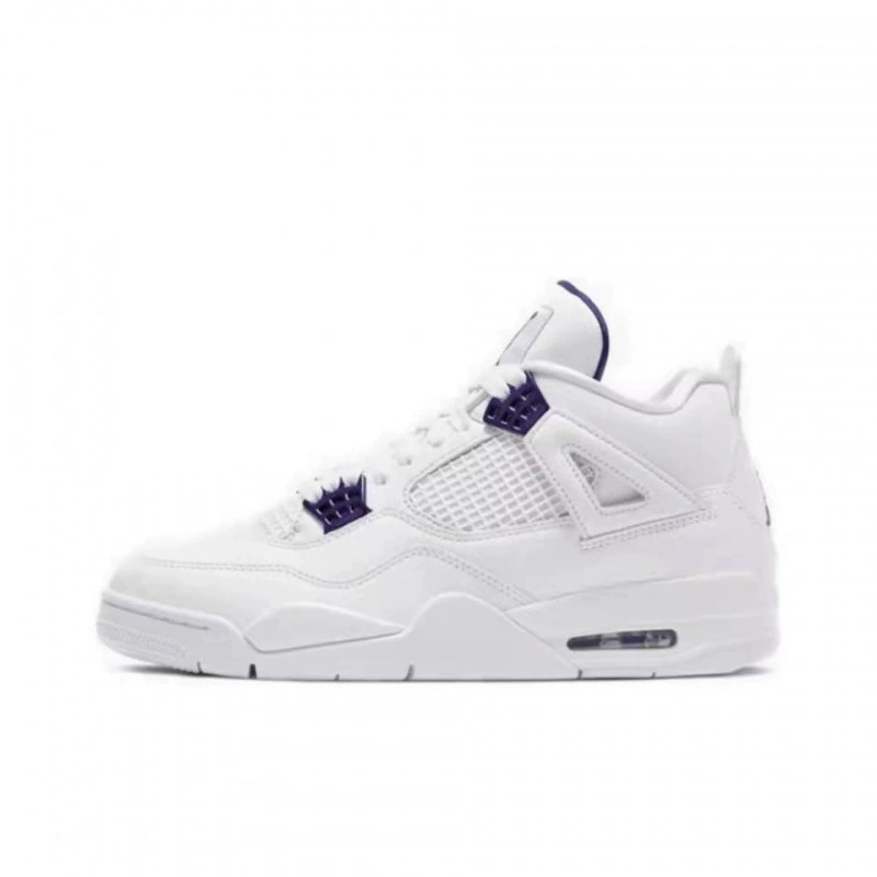 Putian Заводы обувная прямая продажа Aj4 Женское Электрическое Желтое Jordan 4 Спортивные кроссовки Мужские бега износостойкость трение звук баскетбольные кроссовки