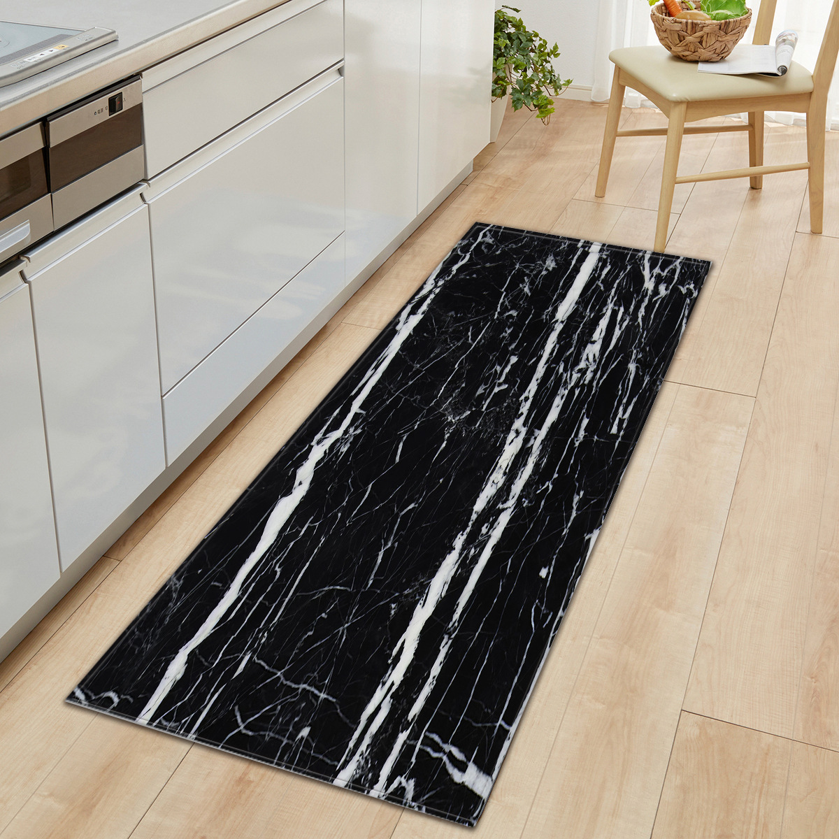 Alfombra de mármol alfombra de piso largo patrón de piedra tema estera de la puerta deseo suministro transfronterizo Amazon eBay en la entrega de existencias