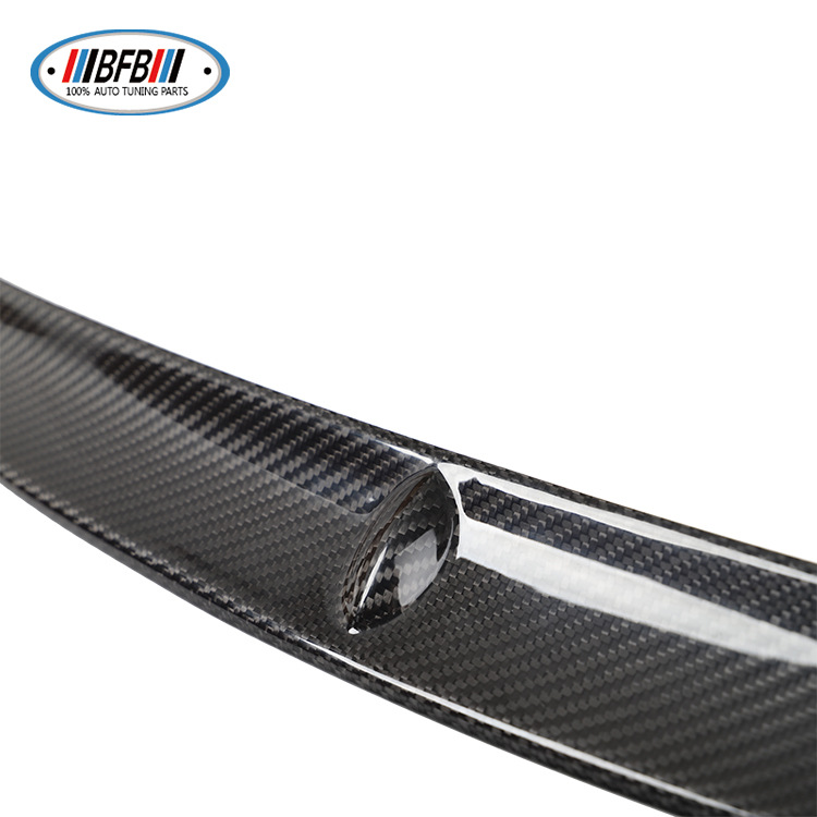 100% Real Carbon Fiber Rear Spoiler Wing - For Tesla Model Y - Dry Carbon Fiber Tail Wing Trunk Spoiler