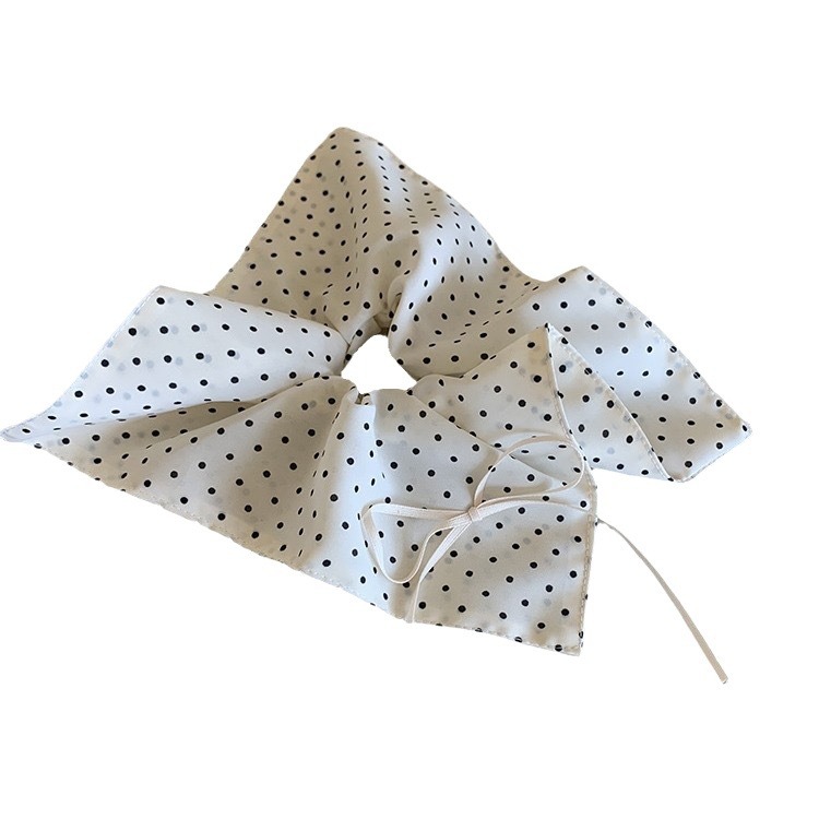 Nuevo encantador Chiang Mai vacaciones punto de onda arco anillo de cabello cuerda de cabeza de cabello de mujer francesa cuerda de cabello flotante 2024