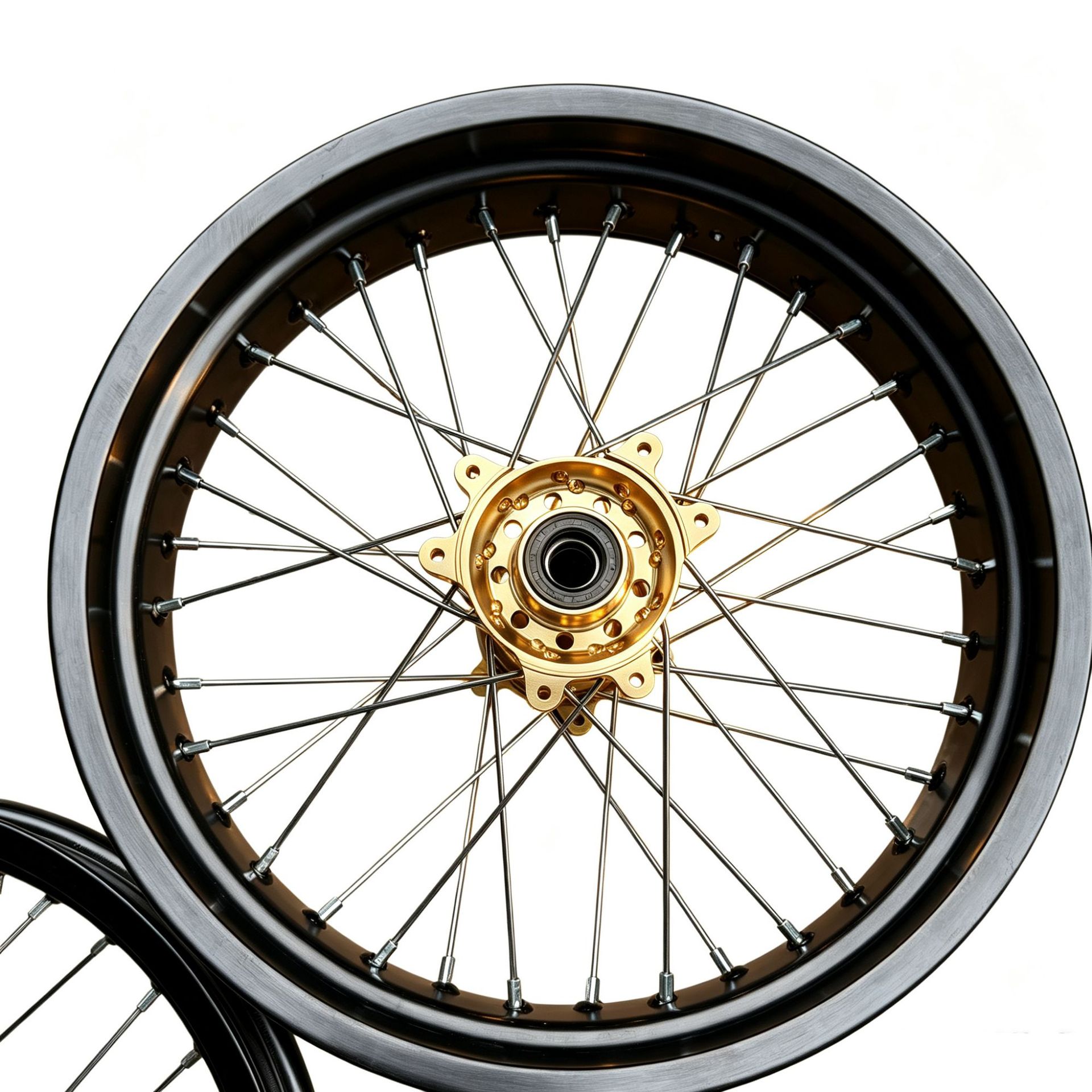 Suitable for Qiu Long Ji Feng modified front 2.50-17 and rear 3.50-17 slick tire wheel hub assembly with aluminum alloy rims