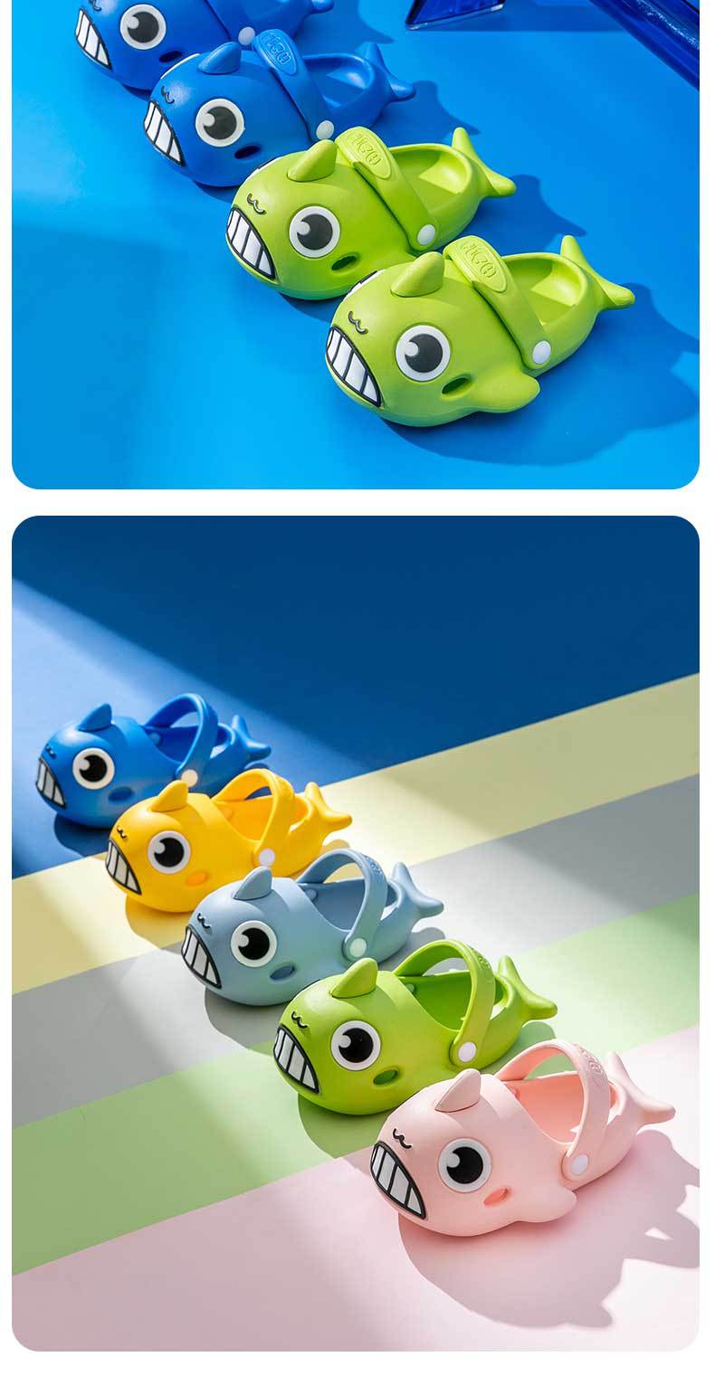 sandales Cute Whale pour enfants Sandale de plage d'été_voghion.com