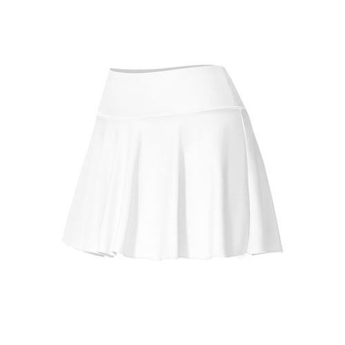 Aidi Two-Piece Slim-Fit Sports Yoga Skirt: Breathable, Running & Fitness-Friendly, Lined for No-Moisture-Wicking, with Anti-Exposure Pockets—Perfect for Tennis, Too!