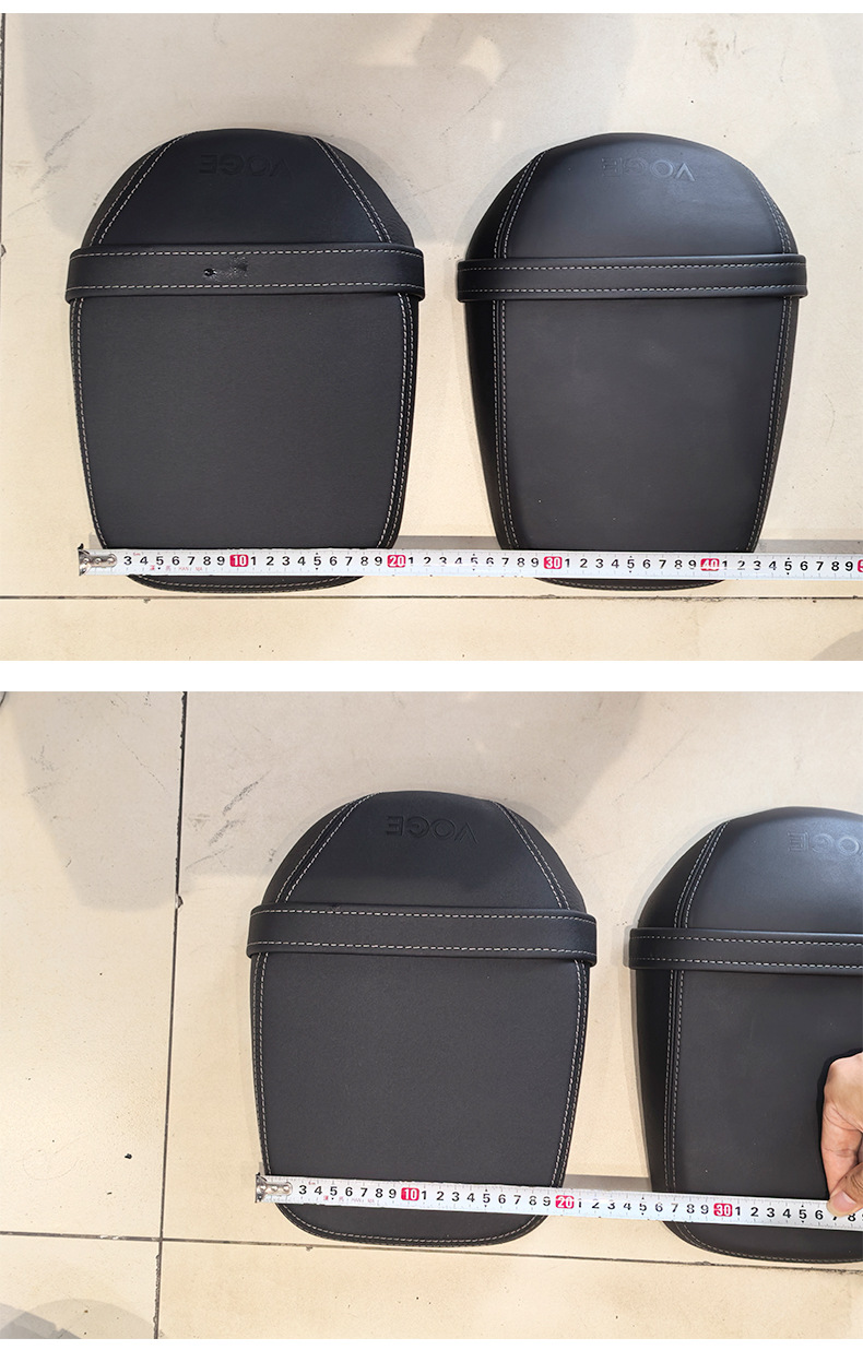 Suitable for Wuji Cu625 Modified Seat Cushion, Widened and Comfortable Seat Cushion, Splash-Proof, Non-Damaging Installation, Black Seat Cushion