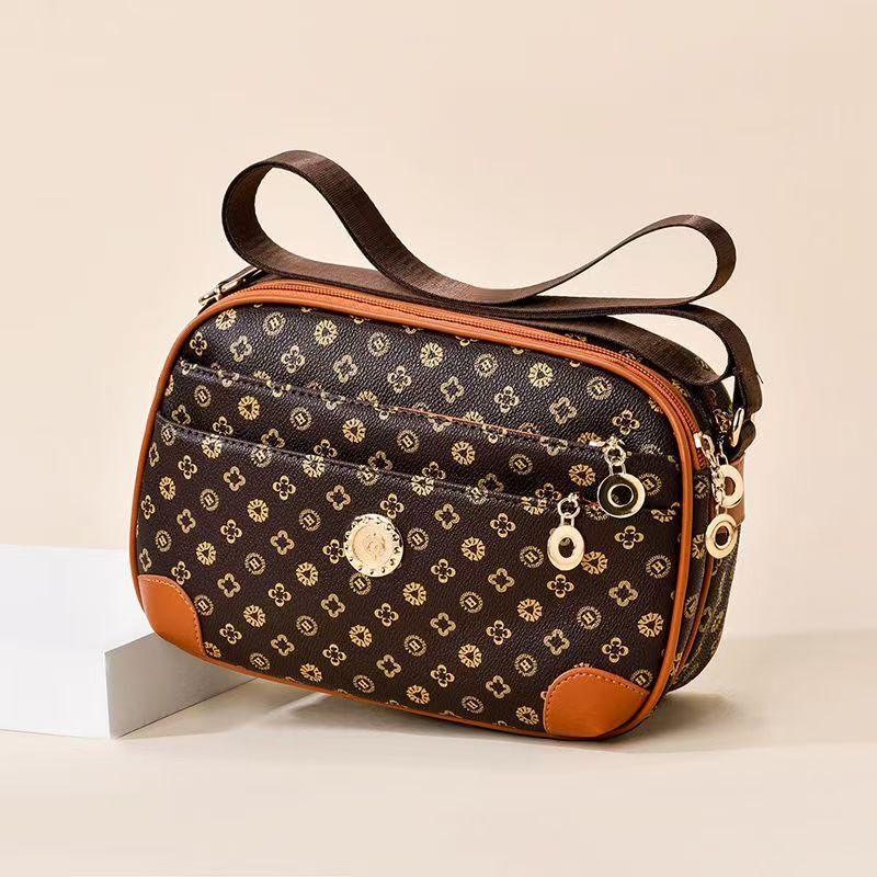 W8Q Middle-aged Women's Bag Mother Bag Fashion Women's Crossbody Bag Mobile Phone Bag Business Collection Wallet Large Capacity Multi-layer Single W8Q Middle-aged Women's Bag Mother Bag Fashion Women's Crossbody Bag Mobile Phone Bag Business Collection Wallet Large Capacity Multi-layer Single