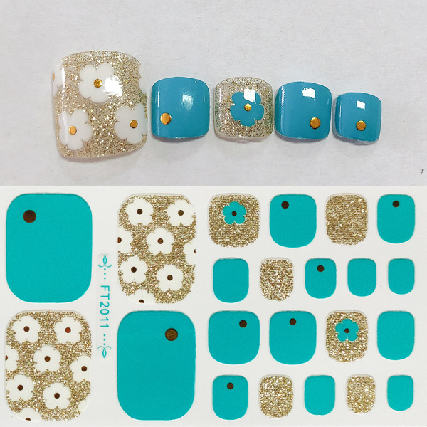 summer fake nails