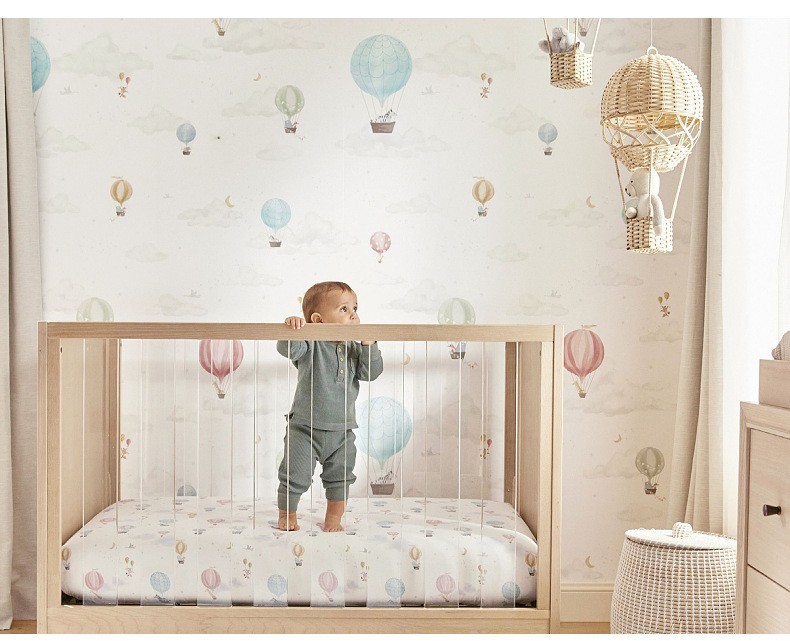 Mongolfiera decorativa in rattan per cameretta bambini_voghion.com