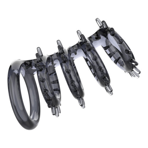 Keel Ring Crystal Sleeve Resistant Complex Ring Men's Wolf Braces Couples Shared Male Semen Locking Ring Adult Sex Toys
