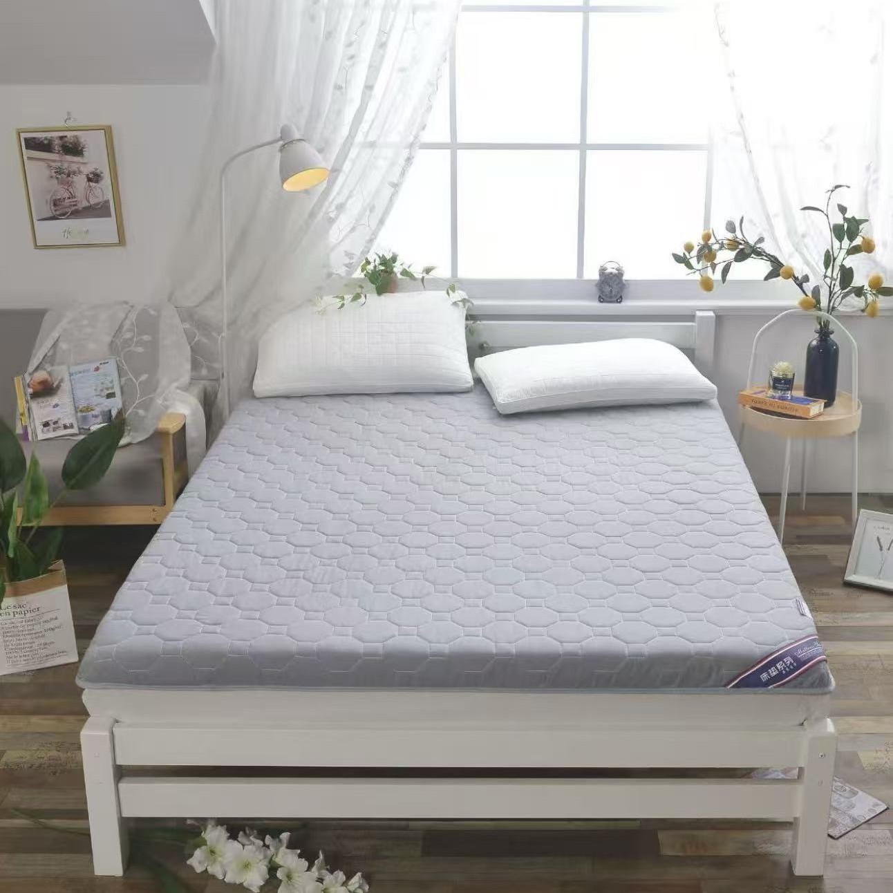 【！】Soft Gel-Like Skin-Friendly Knitted Mattress for Home Use, Single or Double, Thickened for Student Dormitory Tatami
