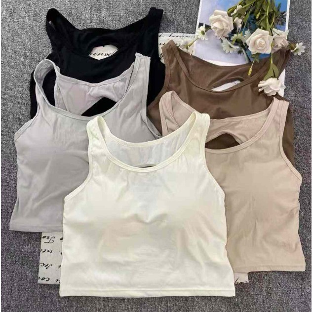 1286# stock bajo ropa interior damas chaleco de hielo cojín de pecho bra deportivo multifuncional