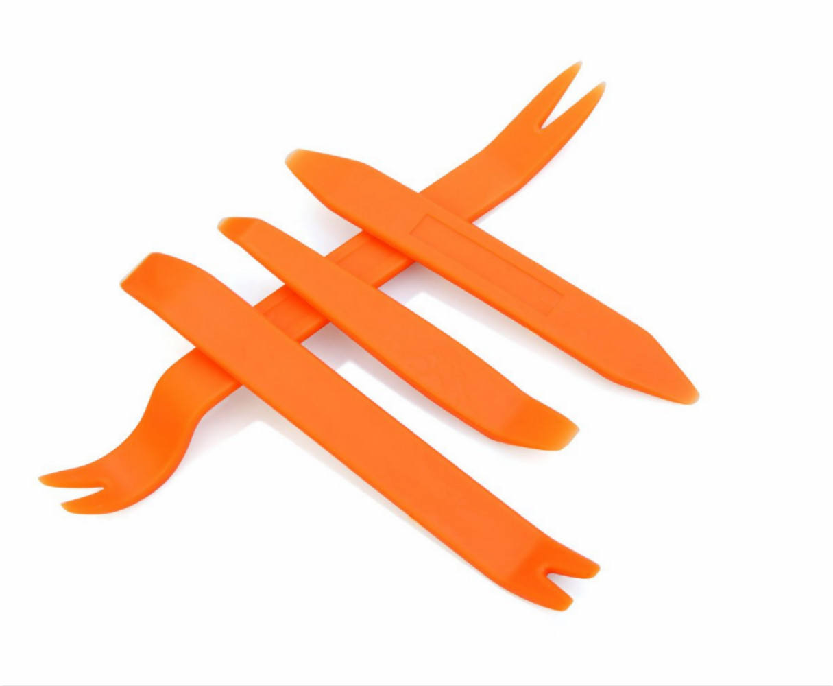 Herramienta de desmontaje de audio del coche panel de la puerta del coche interior desmontaje hebilla destornillador palanca herramienta de coche