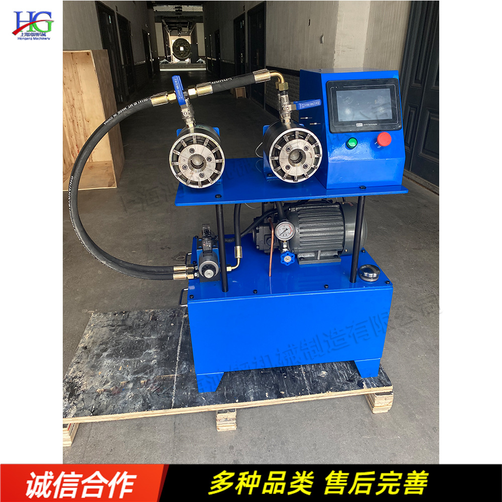 双头软轴扣压机 电动台式卫浴软管锁管机 单双头PE管扣合机