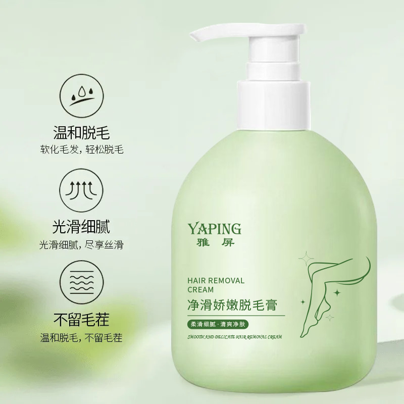 YaPing gel suave, suave, crema de depilación seca para retrasar el crecimiento del cabello, depilación suave, depilación no estimulante, fabricante de depilación image 4