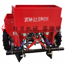 红日厂家供应土豆马铃薯播种覆膜机马铃薯播种机价格土豆旋耕覆膜