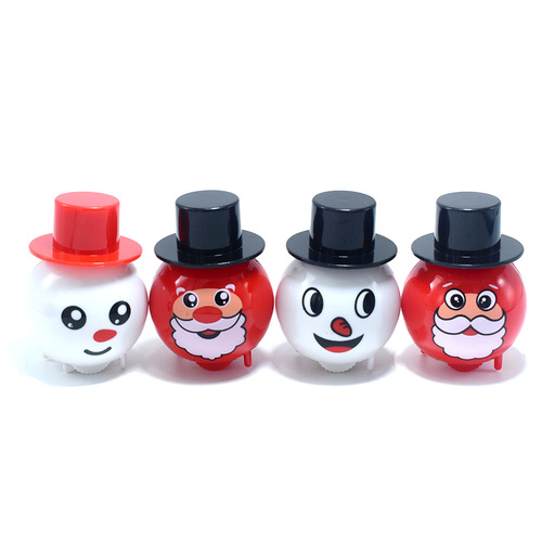 Novel and interesting wind-up Santa Claus toy winds up and jumps and opens its mouth Christmas small gift for students