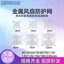 不锈钢镀铬铁网金属保护网适配电脑机箱机柜工业设备散热风扇网罩