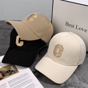 Men's 2024 Spring and Summer New Fashion Brand C Letter Couple Hat Women's Sun Visor Youth Baseball Cap