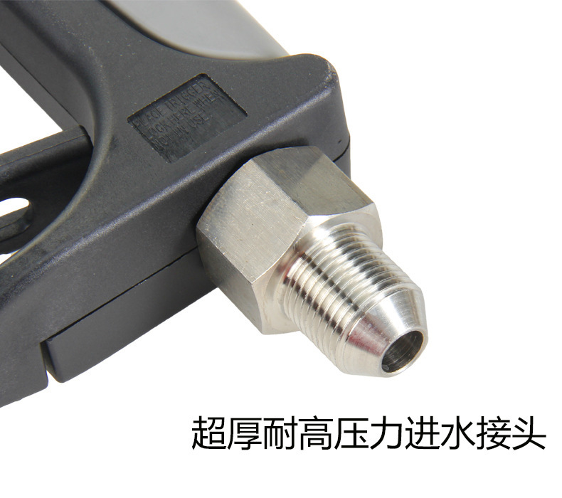 500kg pressure-resistant ultra-high pressure industrial stainless steel nozzle cleaning rust removal thickened stainless steel rod integrated water gun