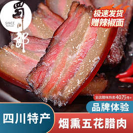 腊肉四川特产农家自制烟熏老咸肉五花腊肉5斤装特色腊味腊肠