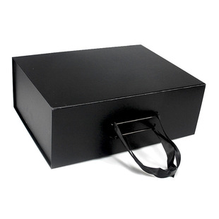 in stock wholesale large backpack gift box exquisite universal folding shoe box portable flip clothes packaging box