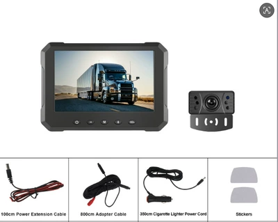 Display Security Monitoring Cycling – Car display - 5inch-digital-wireless-short-plate-number-43inch