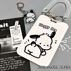 Pc硬可愛帕恰狗門禁卡套公交卡學生飯卡身份證地鐵卡校園卡保護套