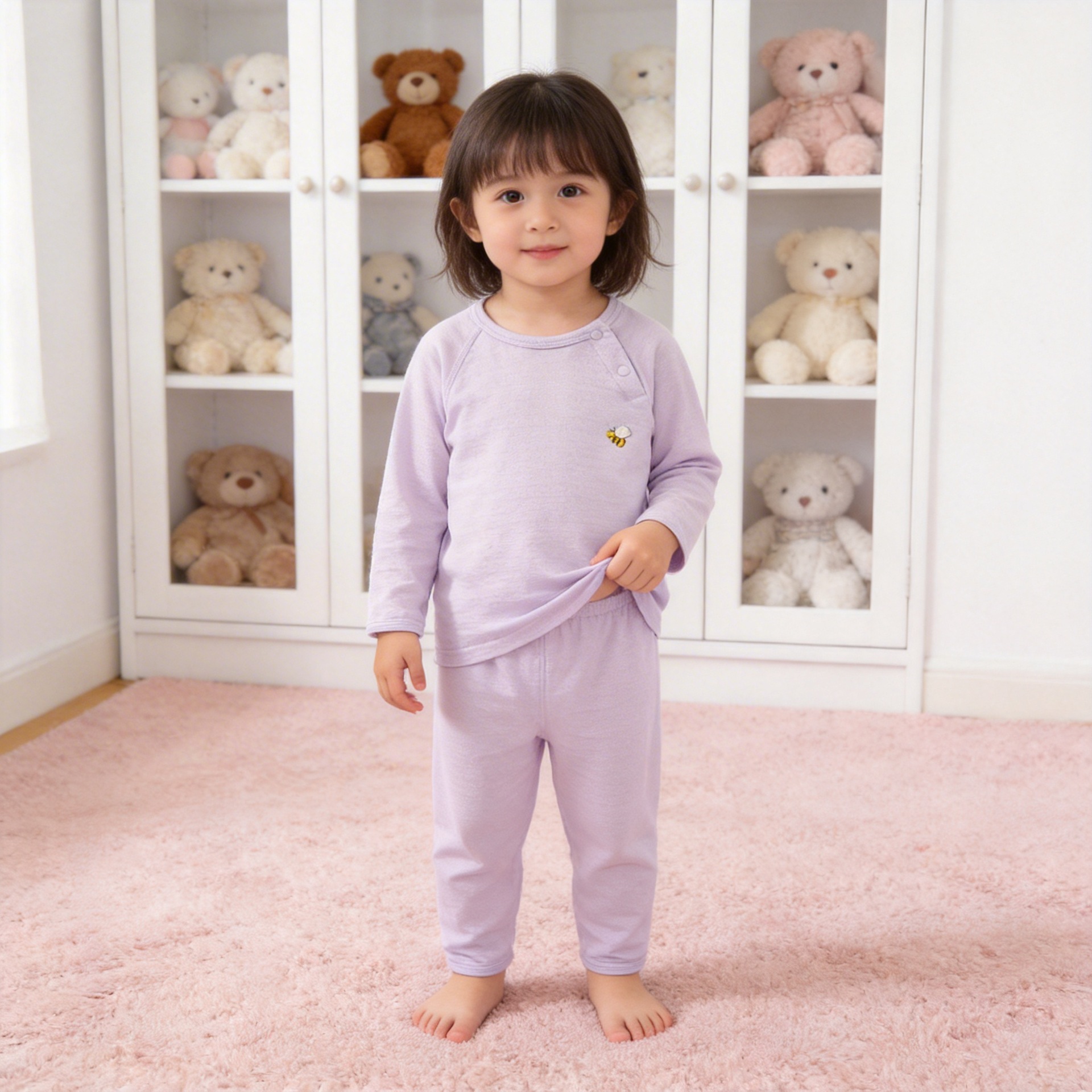 Summer Baby Suit Ice Oxygen Cotton Spring, Summer and Autumn Newborn Baby Clothes Base Wholesale