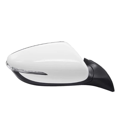 Rear mirror/rearview mirror assembly – Reversing Mirror Assembly with Paint - left-driver-5-lines-transparent-white-with-light