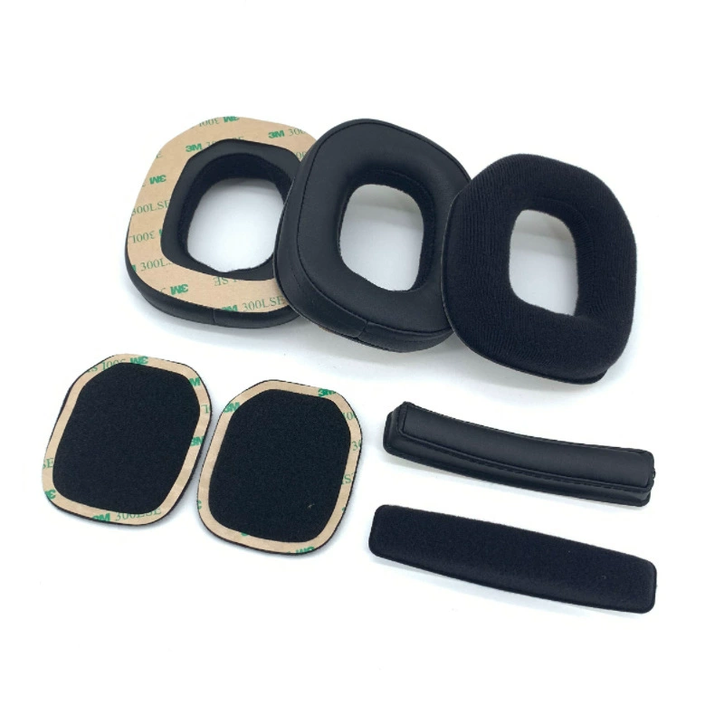 Suitable for Logitech Astro A40 A50 Gen3 Gen4 Protein Leather Headphone Covers Earmuffs Earmuffs Head Beam Pad Horizontal