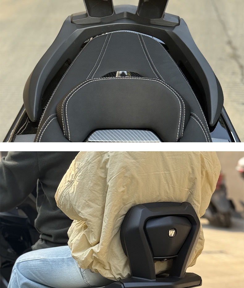 Suitable for Haojue UFR150 modified backrest embedded integrated aluminum alloy armrest non-destructive installation lumbar modification