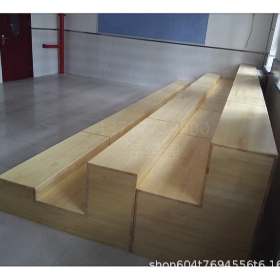 教室用可坐可站教学用合唱台阶儿童木质阶梯实木童声阶梯教学器材