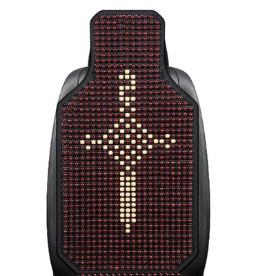 Cool pad – Seat Cushion Interior Trim Cross-border - ruyi-knotted-maroon-wood-beads-backrest