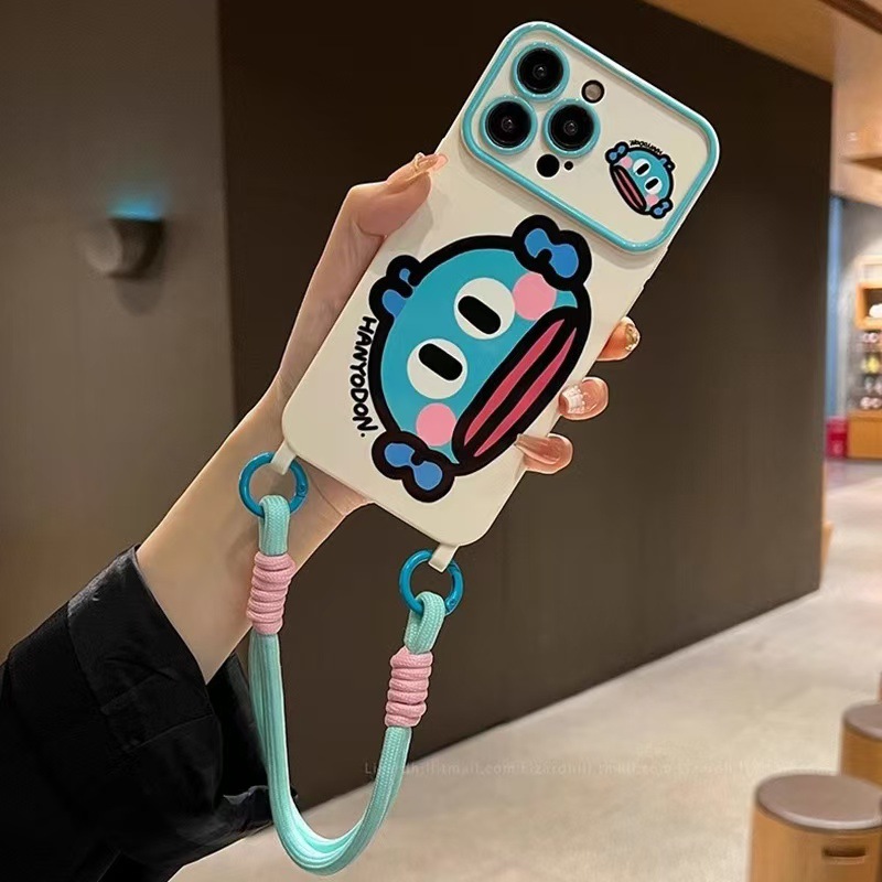 Pez lindo feo de dibujos animados para iphone15 diagonal 16ProMax bolsa de pescado 13 Apple 14 funda para teléfono móvil 15PM nuevo