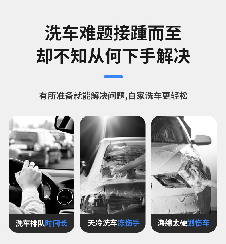 Customized Curved Pole Car Wash Mop, Special for Car Paint, Soft-Bristled Telescopic Car Brush, Car Cleaning Dust Removal Car Wash Artifact