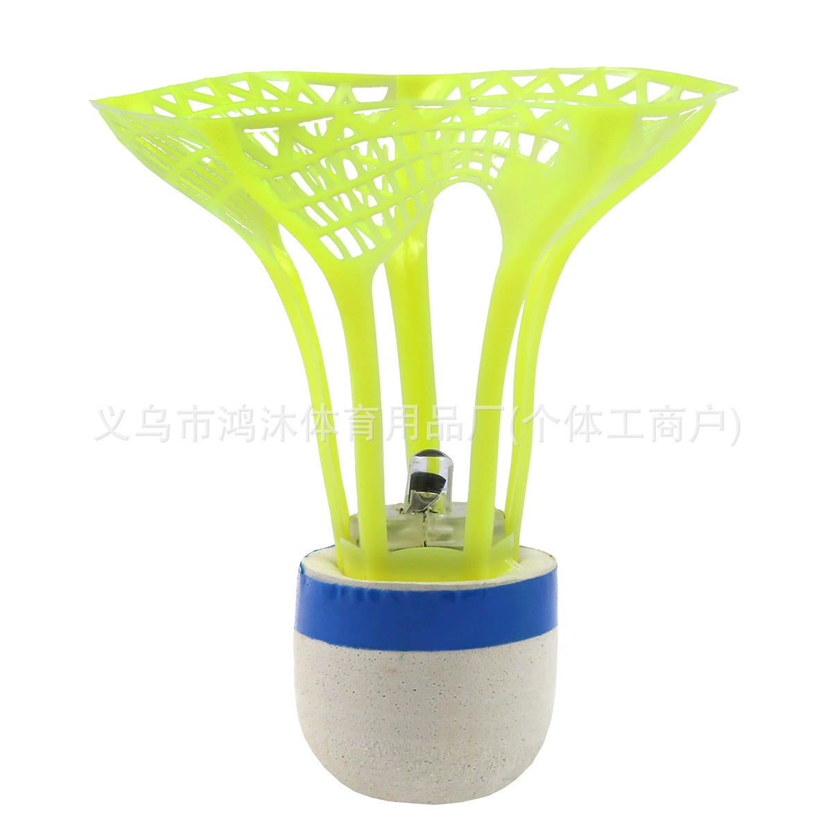 Светящийся badminton на свежем воздухе ветроустойчивый и эластичный пластичный тренировочный мяч, не может быть плохим ночью. Высокоэластичный ветронепроницаемый и высокоэластичный ветроустойчивый