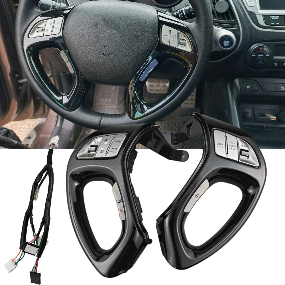 Suitable for Hyundai ix35 modified multi-function steering wheel buttons, ix35 cruise control button, Bluetooth phone