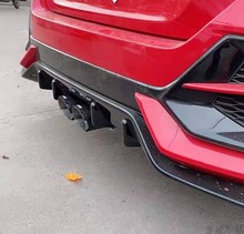 适用于2021款两厢思域碳纤尾喉排气管改装碳纤免切割天蝎尾嘴排气