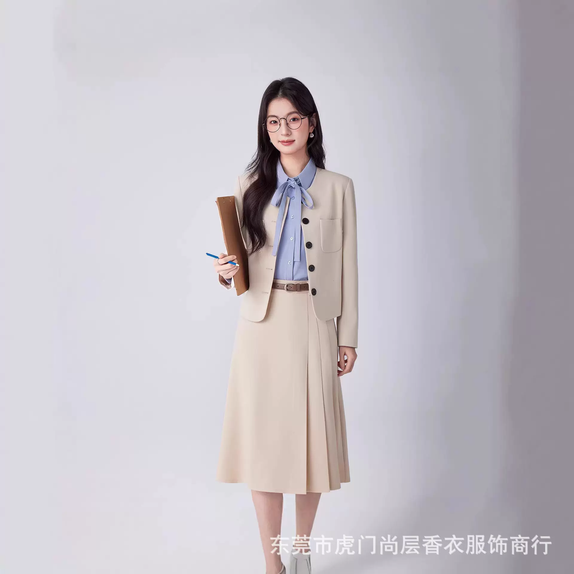 复试考研公考面试正装套装女士小个子西装通勤职业装短款西服外套