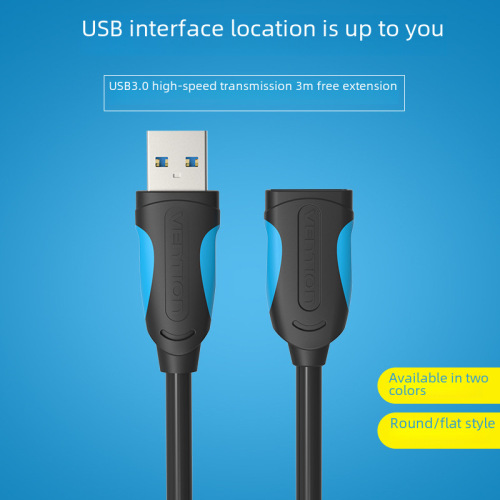 Wisen USB extension cable 3.0 male to female wireless network card mouse U disk data extension charging connection cord 1/3 meter